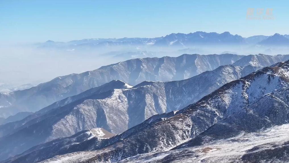 青海循化：冬日雪景如畫