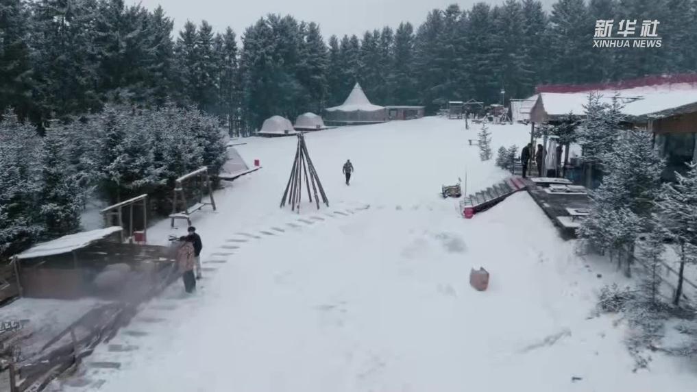 青海大通：新春假日露營升溫 旅游再添新場景